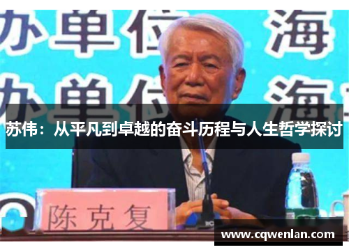 苏伟：从平凡到卓越的奋斗历程与人生哲学探讨